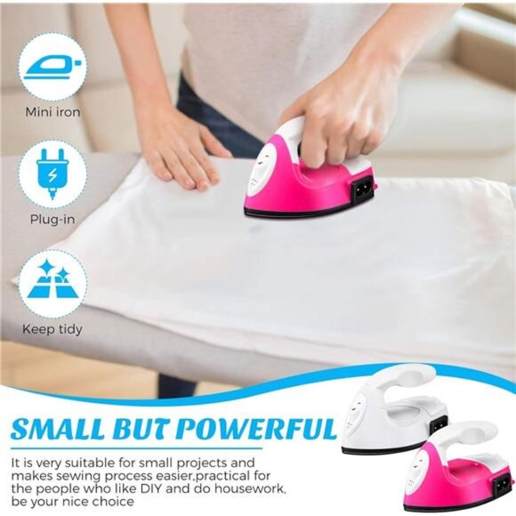 Mini Craft Iron Mini Heat Press Small Iron with Charging Base Accessories - Picture 4 of 8